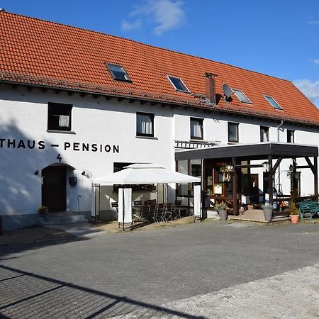 Gasthof Bergfriede Lindenfels Bagian luar foto